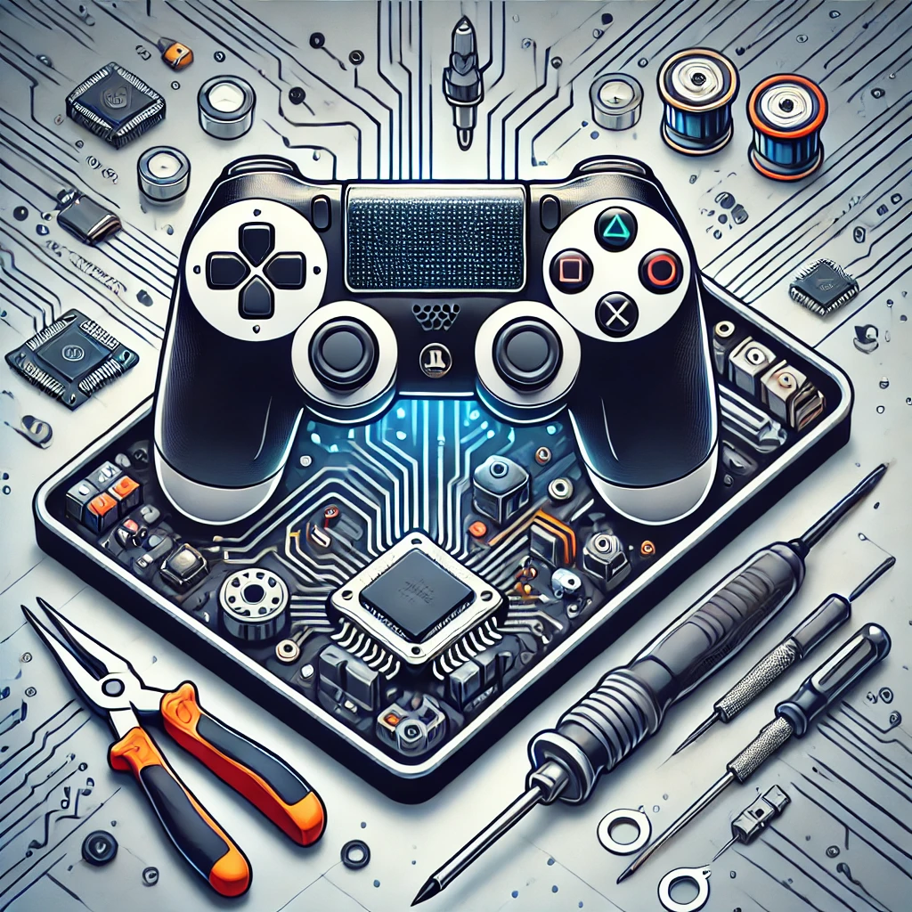 Game console controller port and joystick repair service