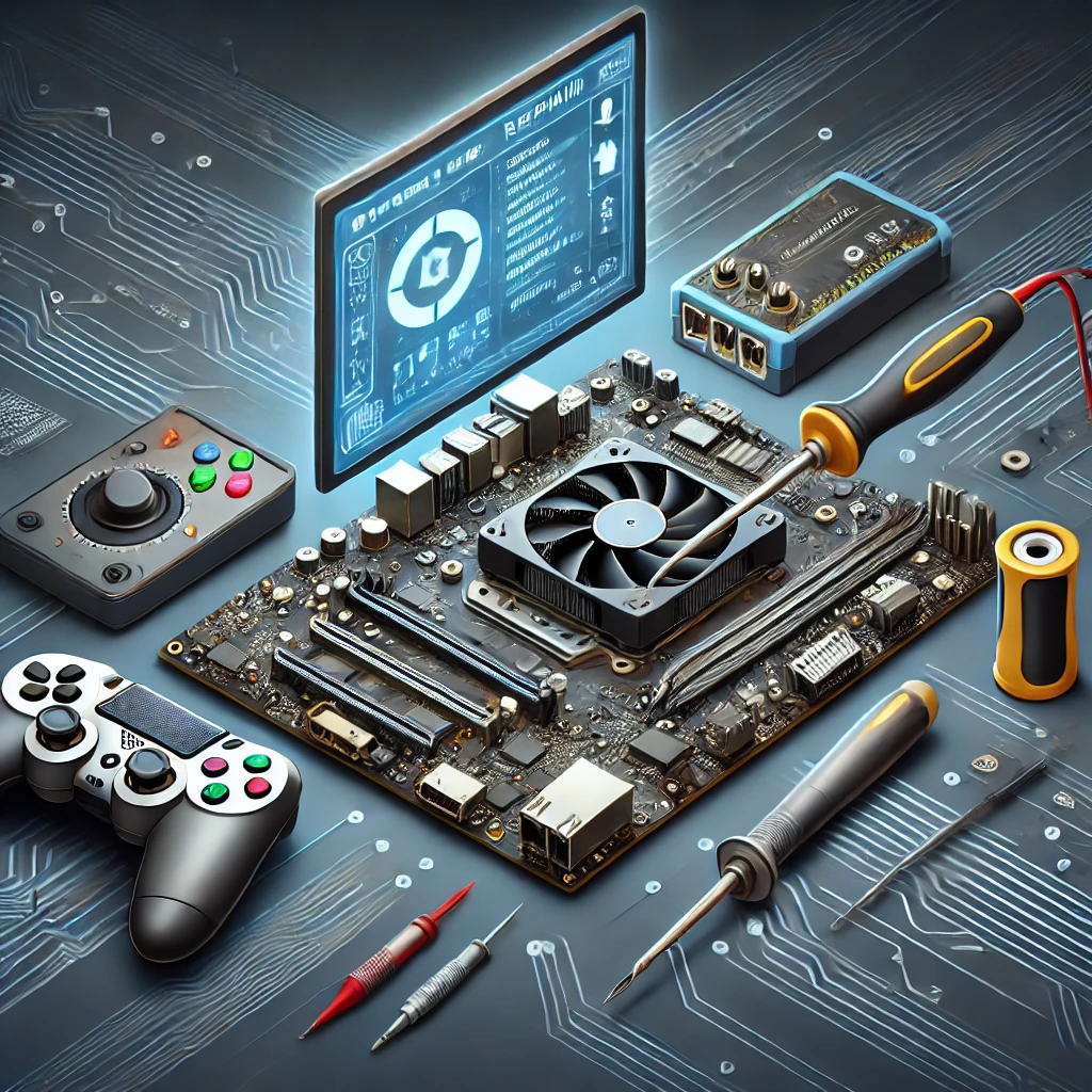 Game console motherboard repair