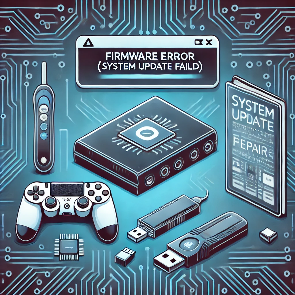 Game Console Firmware Error Repair Service